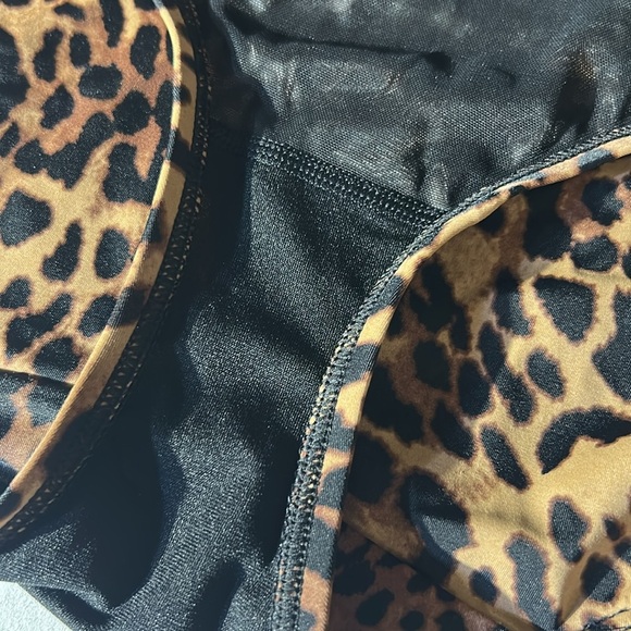 Swim by Cacique leopard‎ print High Waist bikini Swimsuit bottom size 18 NWOT - Picture 7 of 12